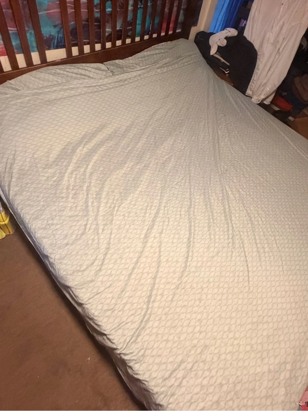 Mainstays Light Blue Wave-Pattern Pillowcases